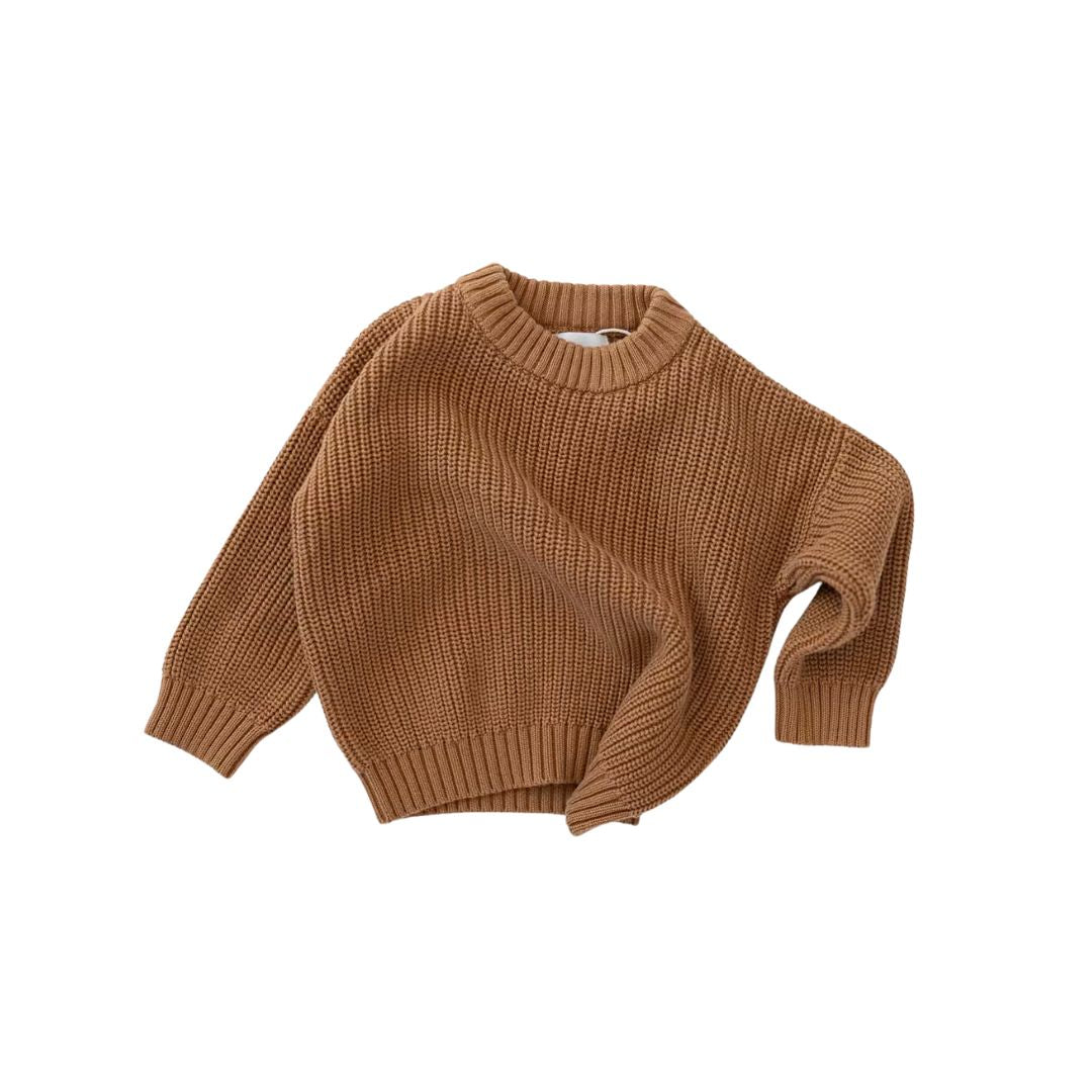 Chunky Knit Pullover - Camel