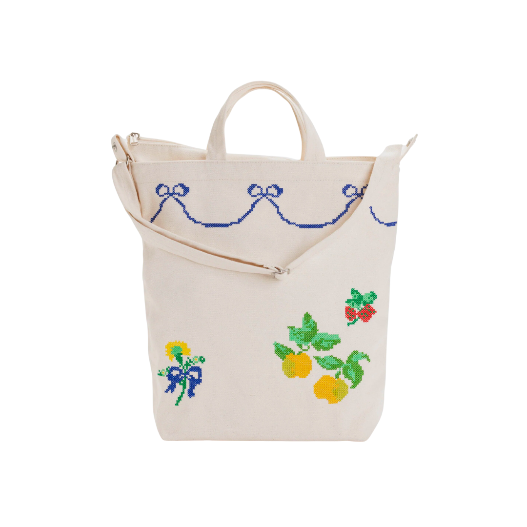Zip Duck Bag - Cross Stitch
