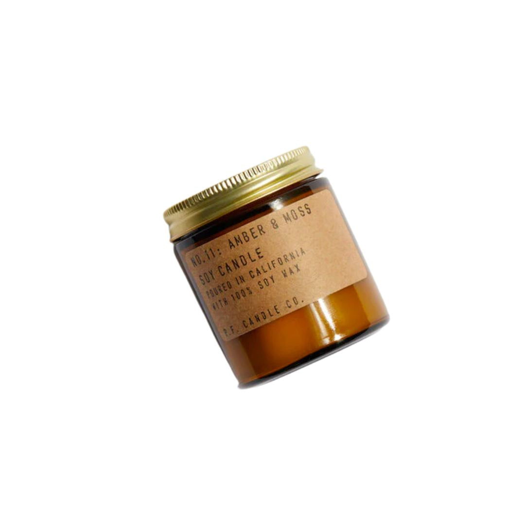 Amber & Moss - 3.5 oz Mini Soy Candle