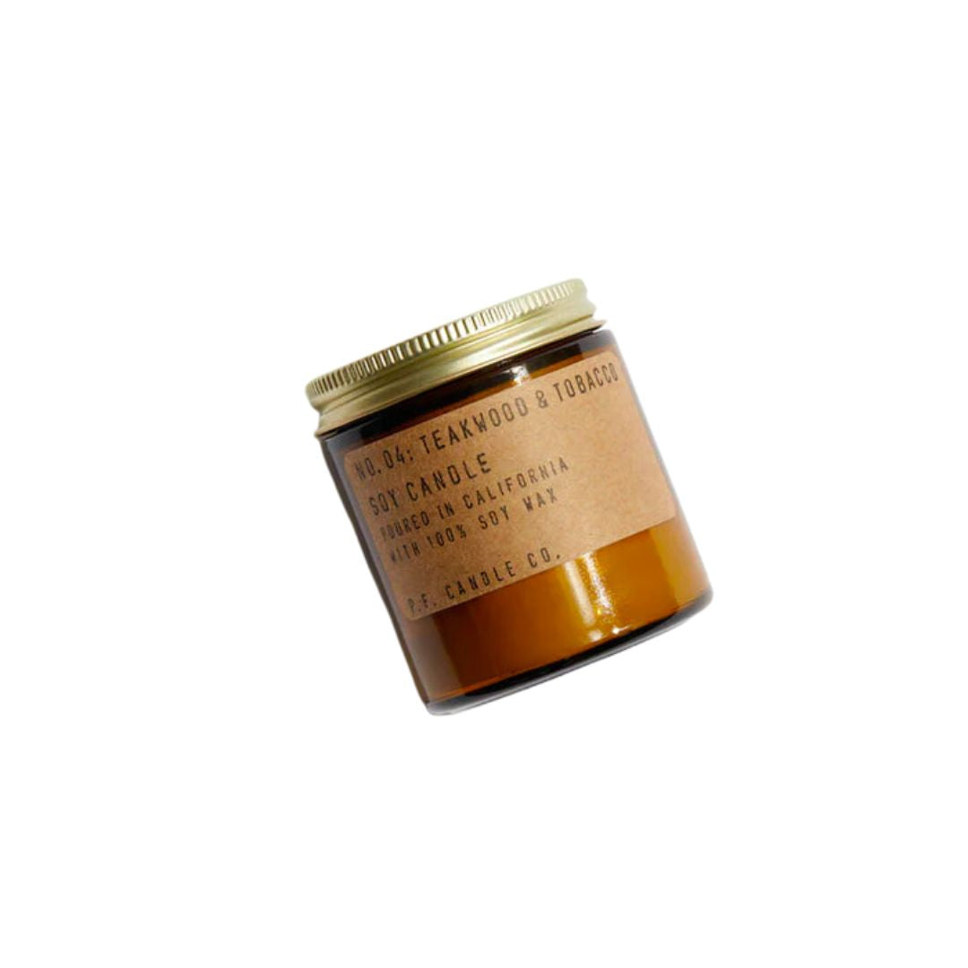 Teakwood & Tobacco - 3.5 oz Mini Soy Candle
