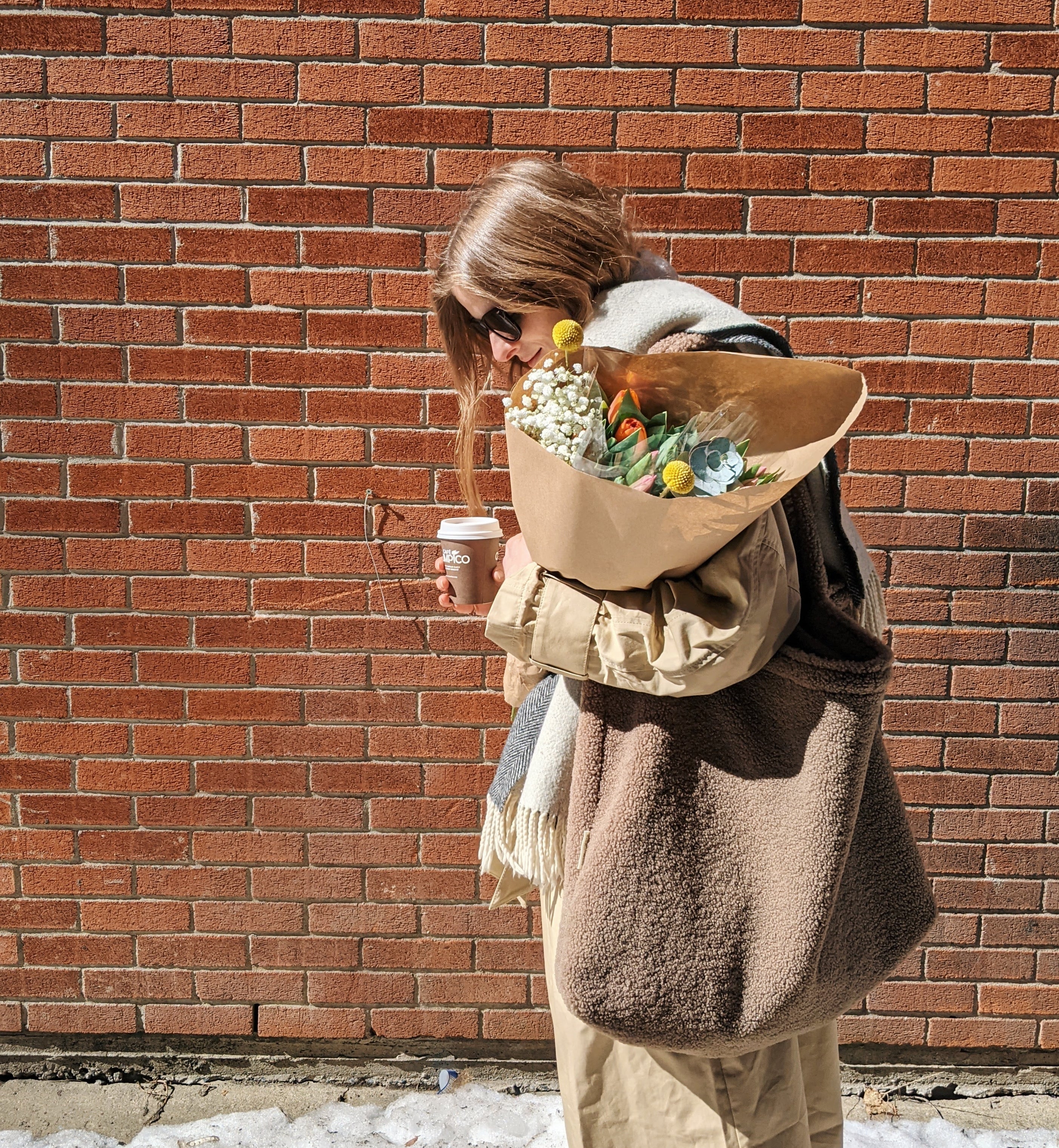 Teddy Mom Bag - Brown