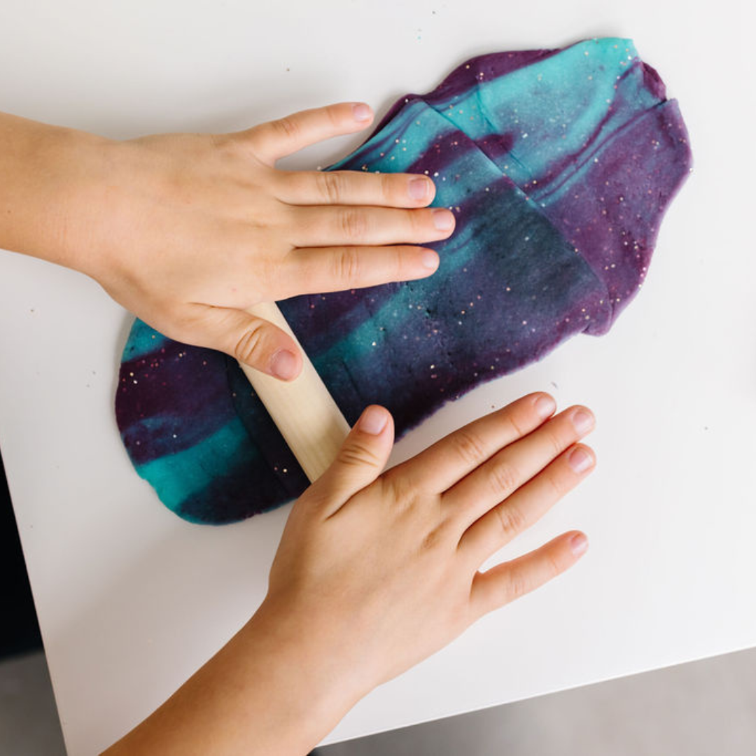 Unicorn Glitter Dough