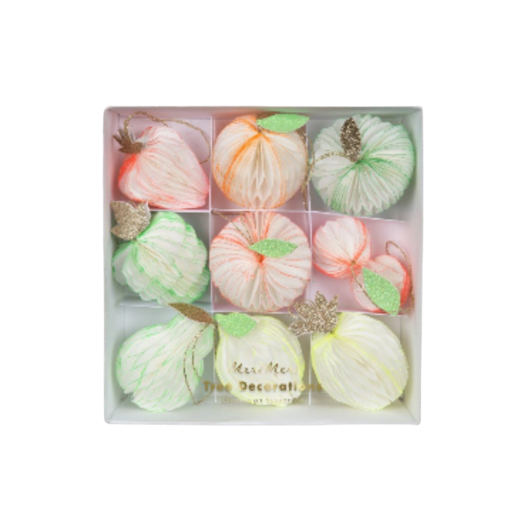 Fruit Honeycomb Baubles