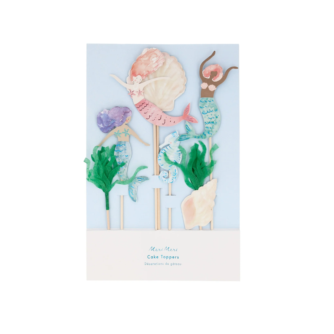 Mermaid Cake Toppers