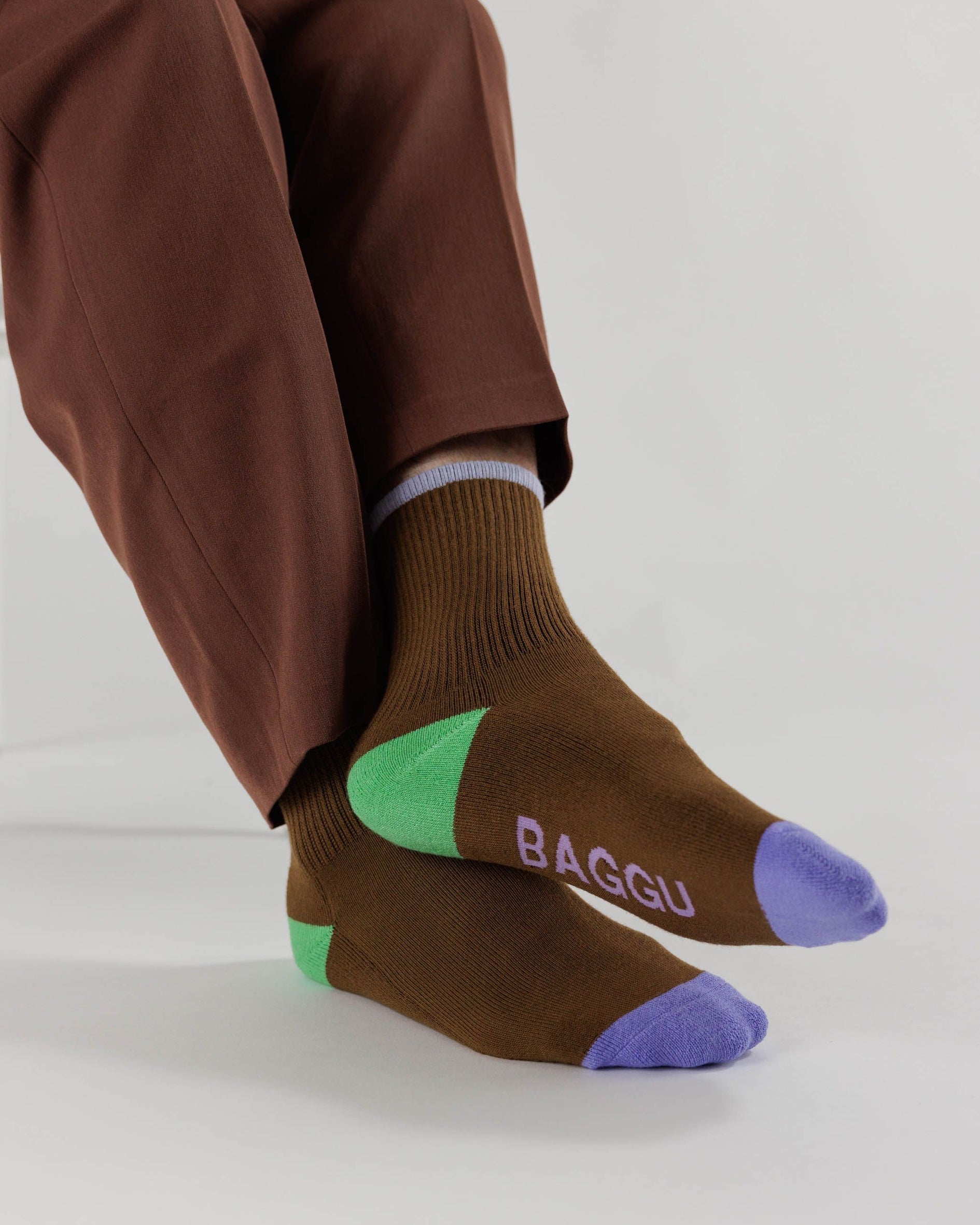 Ribbed Sock - Tamarind Mix S/M