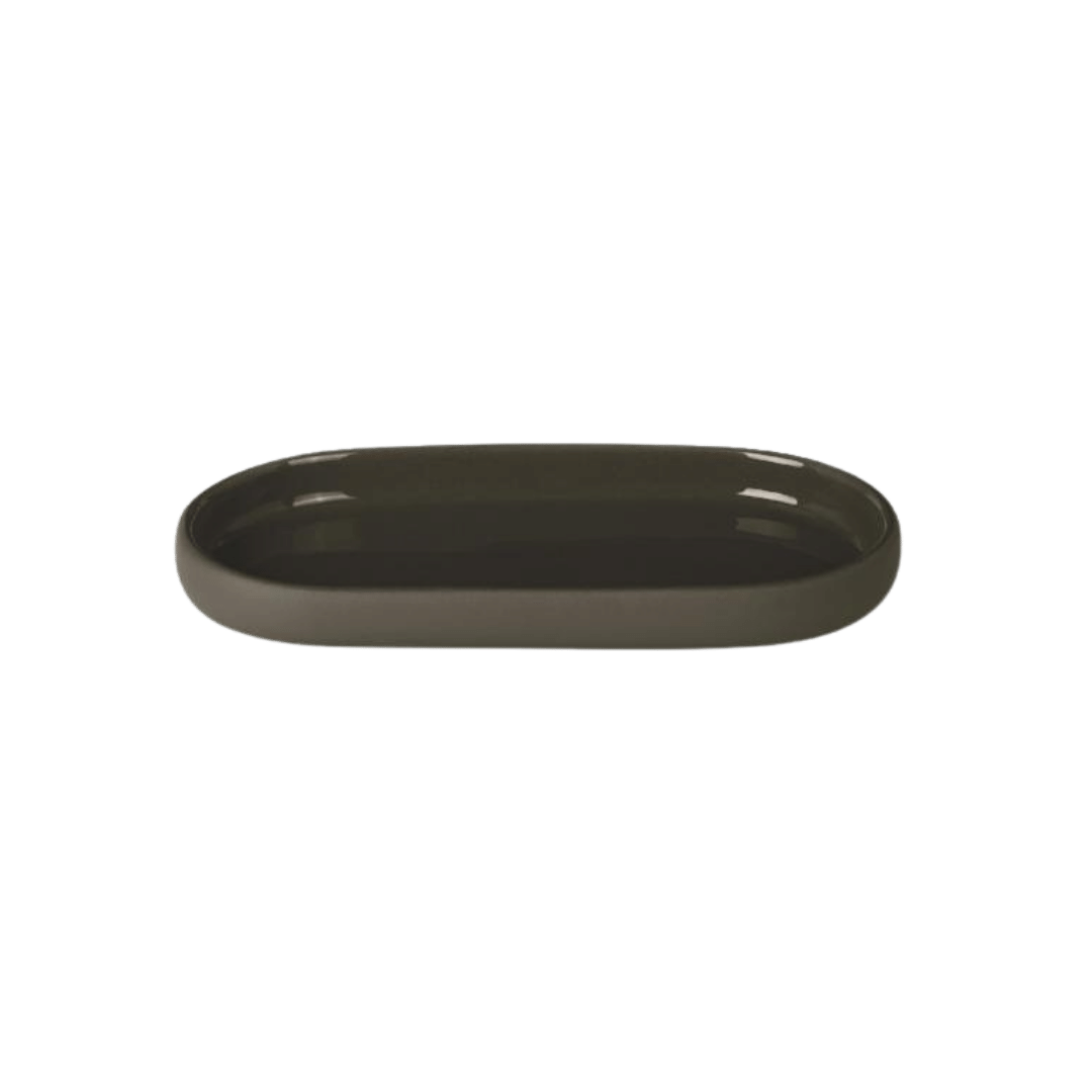 Sono Oval Tray - Tarmac