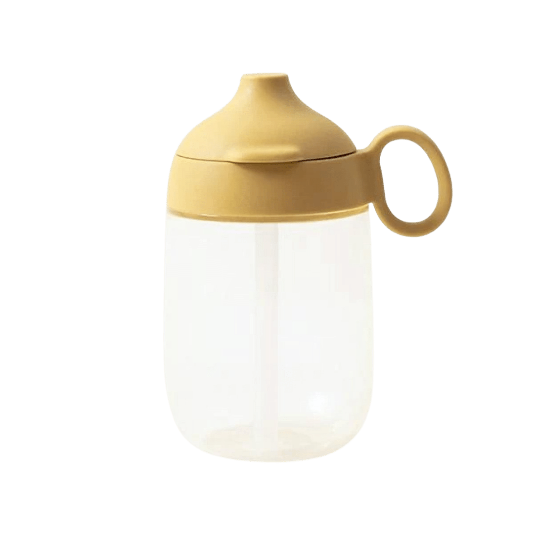 Bonbo Straw Mug 260ml - Yellow