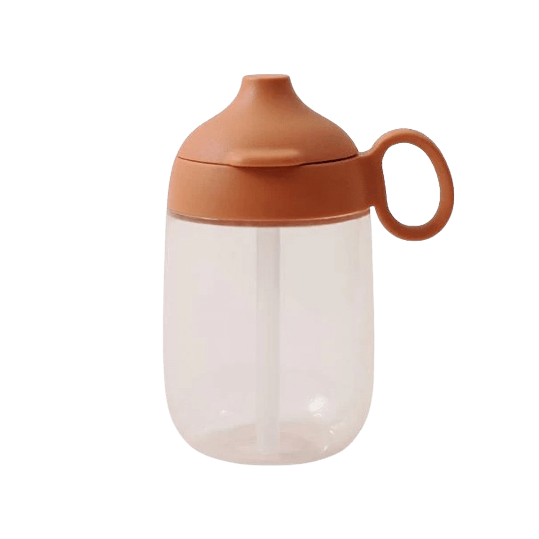 Bonbo Straw Mug 260ml - Orange