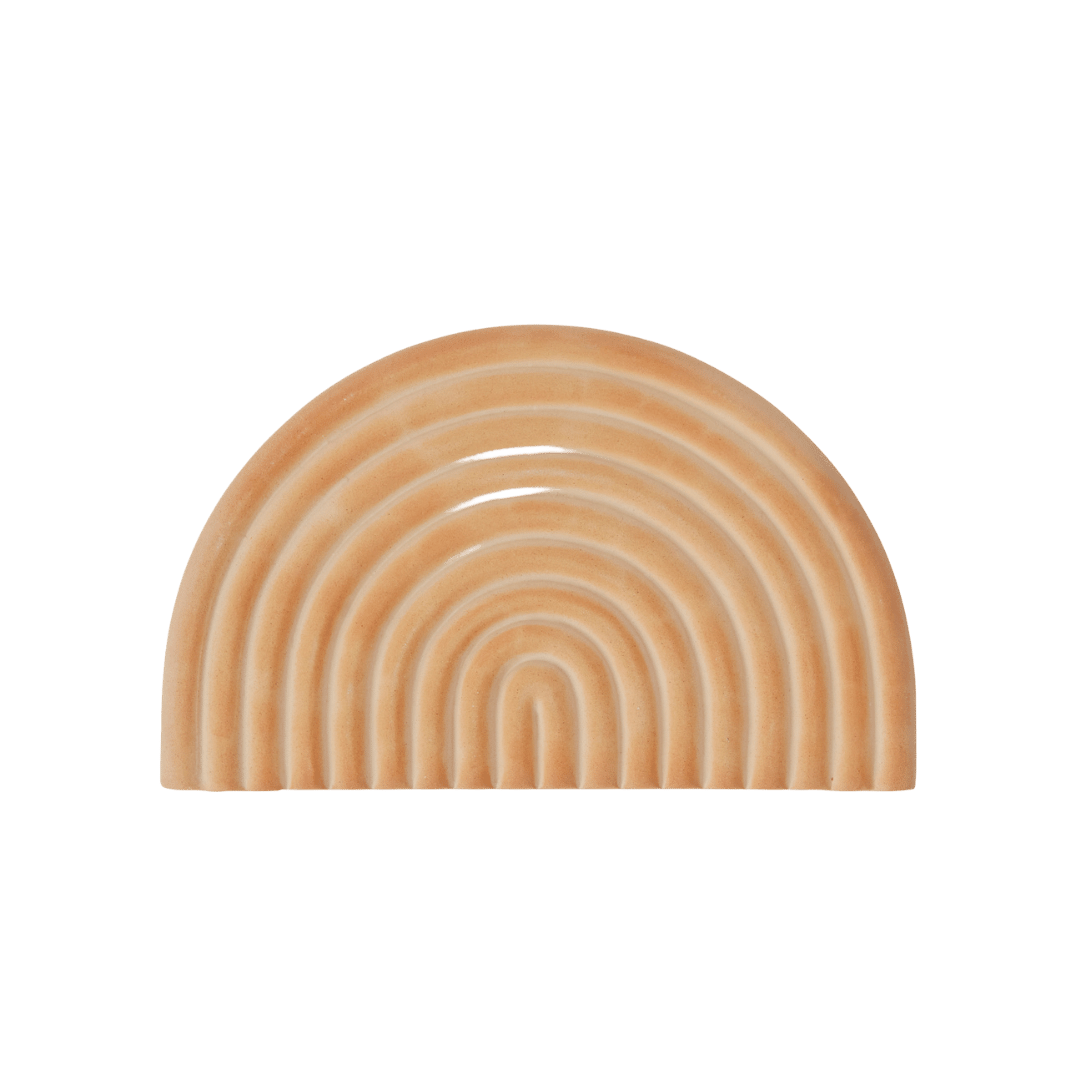 Ceramic Rainbow Tray - Beige