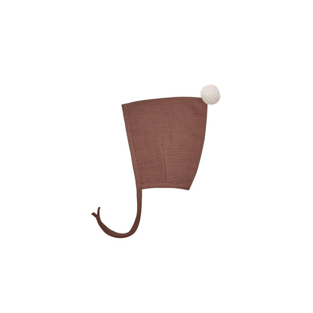 Pom Pom Pixie Bonnet - Pecan