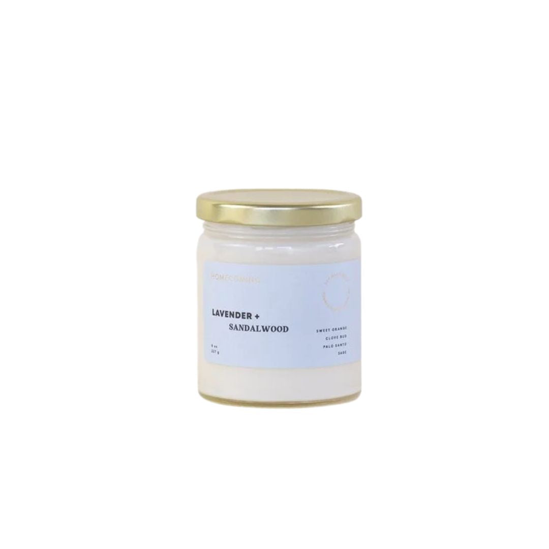 Lavender & Sandalwood 8oz Soy Candle