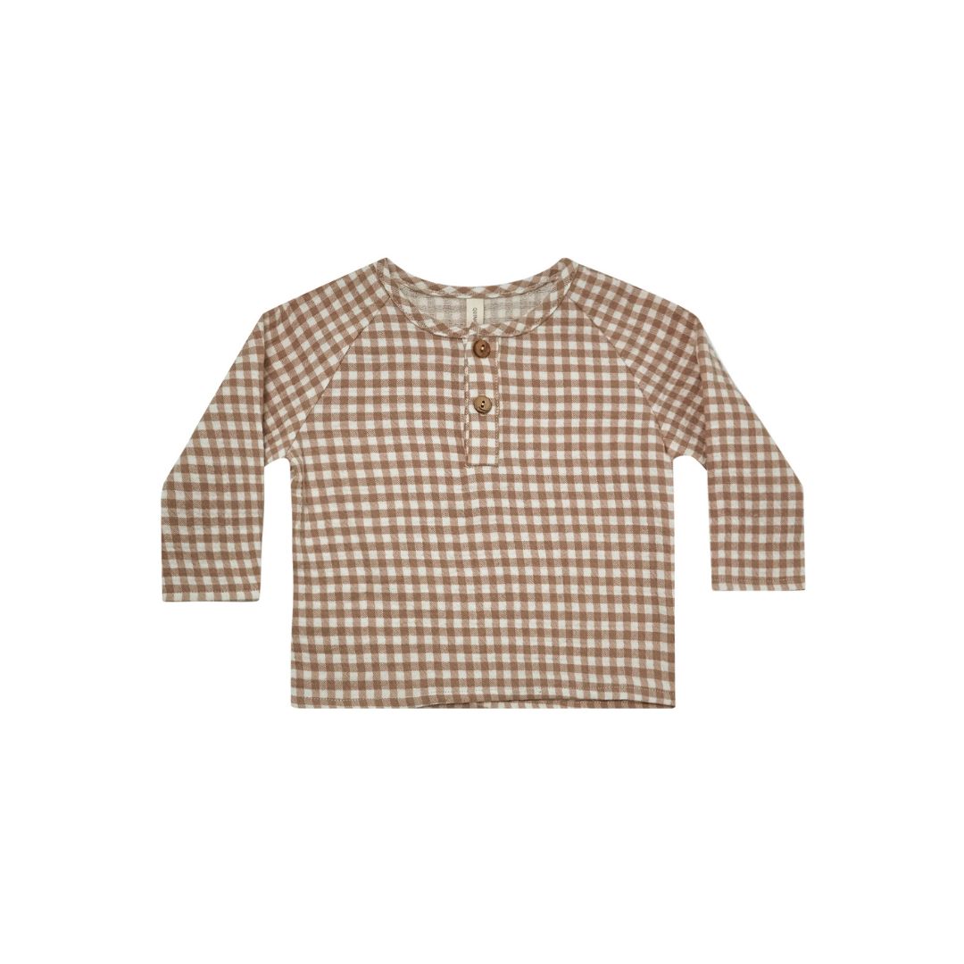 Zion Shirt - Cocoa Gingham