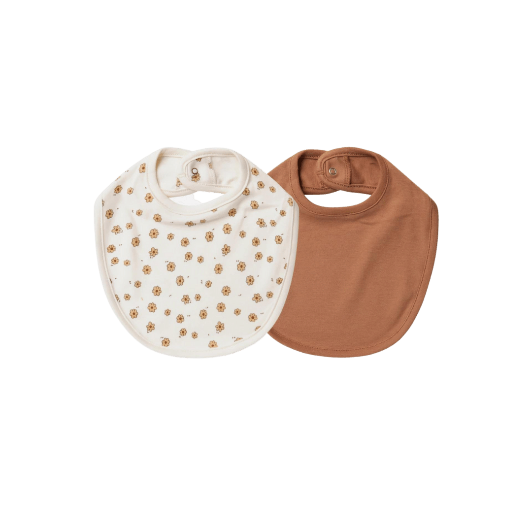Snap Bib Set - Daisy Confetti/Amber