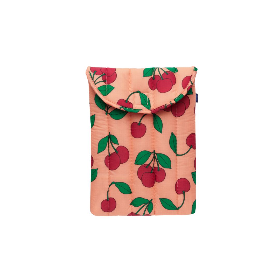 Puffy Laptop Sleeve - Sherbet Cherry 13"/14"