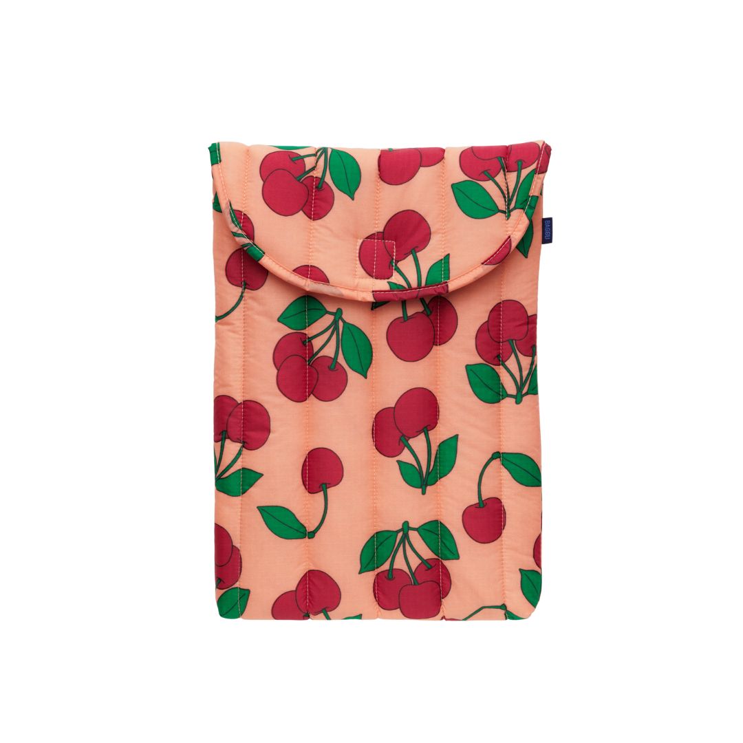 Puffy Laptop Sleeve - Sherbet Cherry 16"
