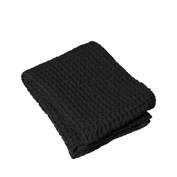 Caro Waffle Hand Towel - Black