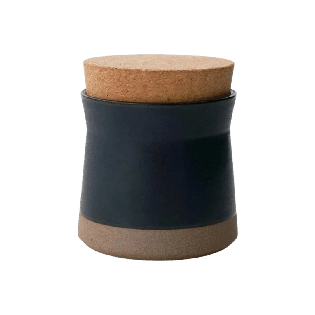 Ceramic Lab Canister - Black 400mL