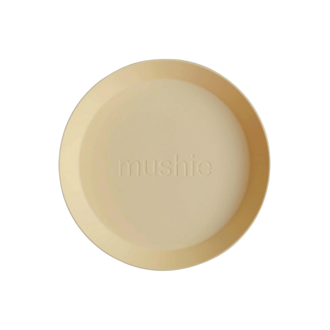 Round Dinnerware Plates (Set of 2 ) - Pale Daffodil