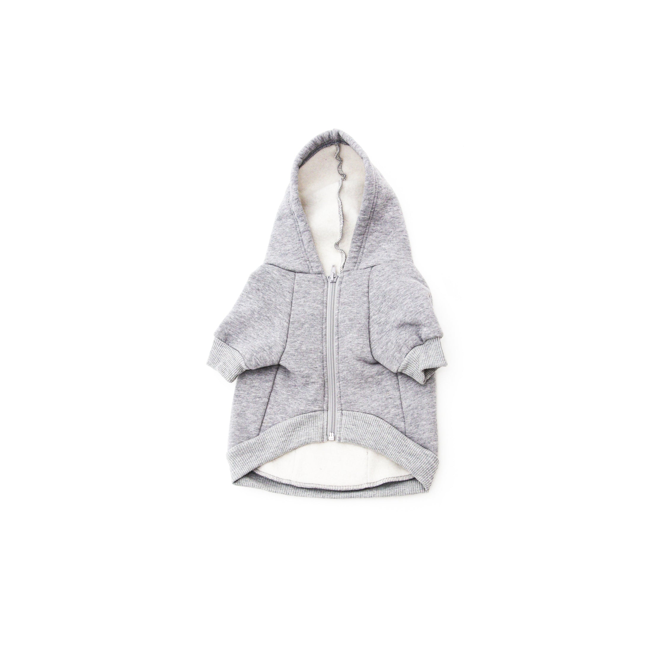 Dog Sweatshirt Hoodie - Heather Grey