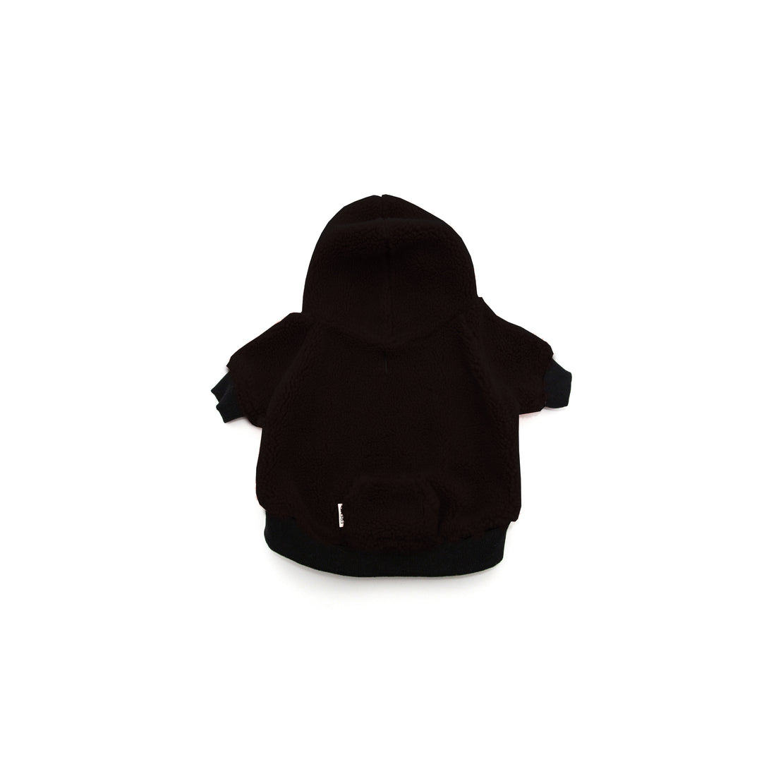 Dog Sherpa Coat Jacket - Black