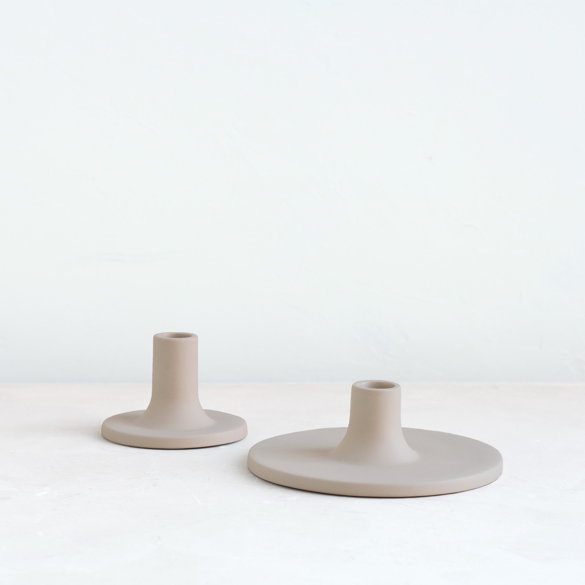 Medium Ceramic Taper Holder - Sand