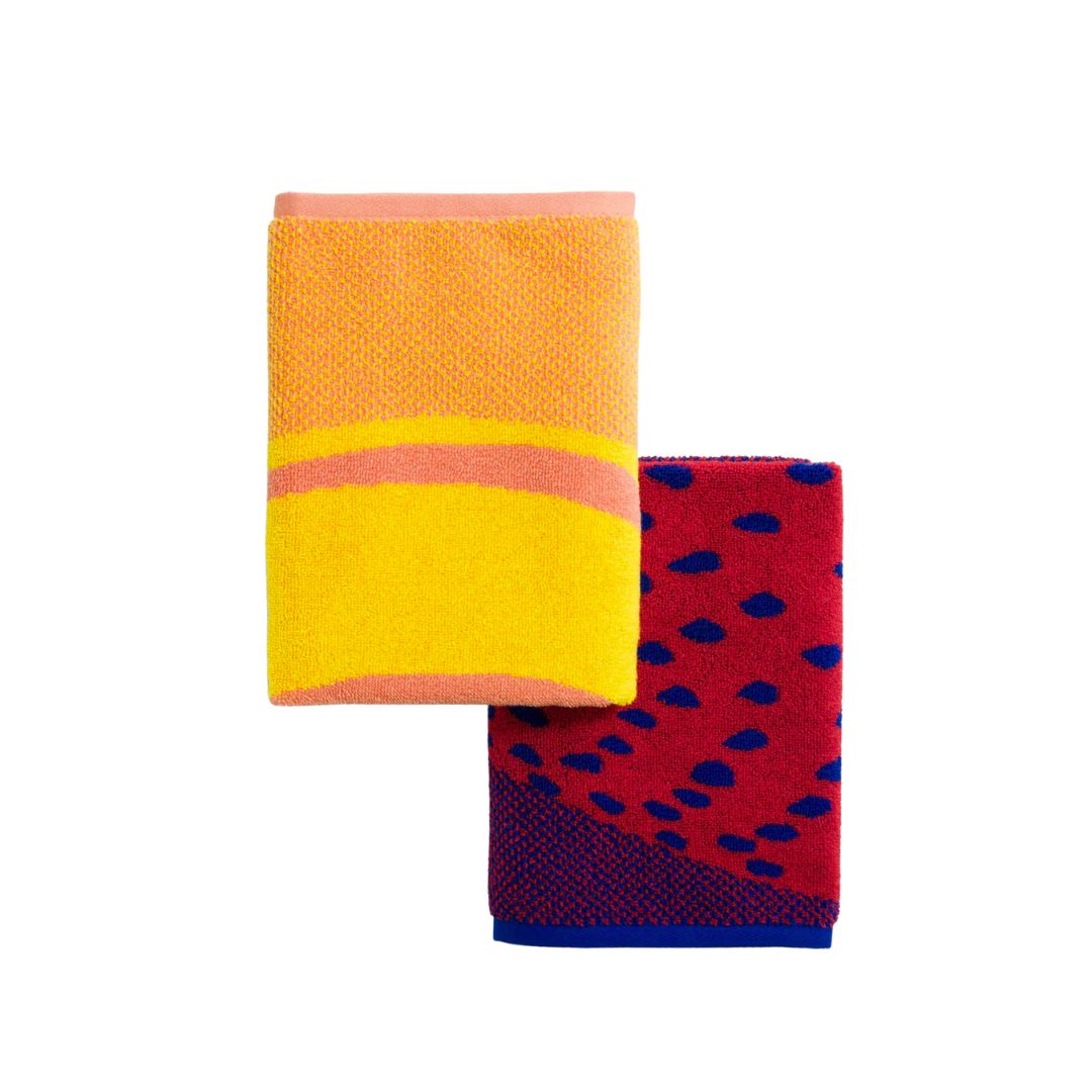 Organic Cotton Hand Towels - Giant Fruit Mix