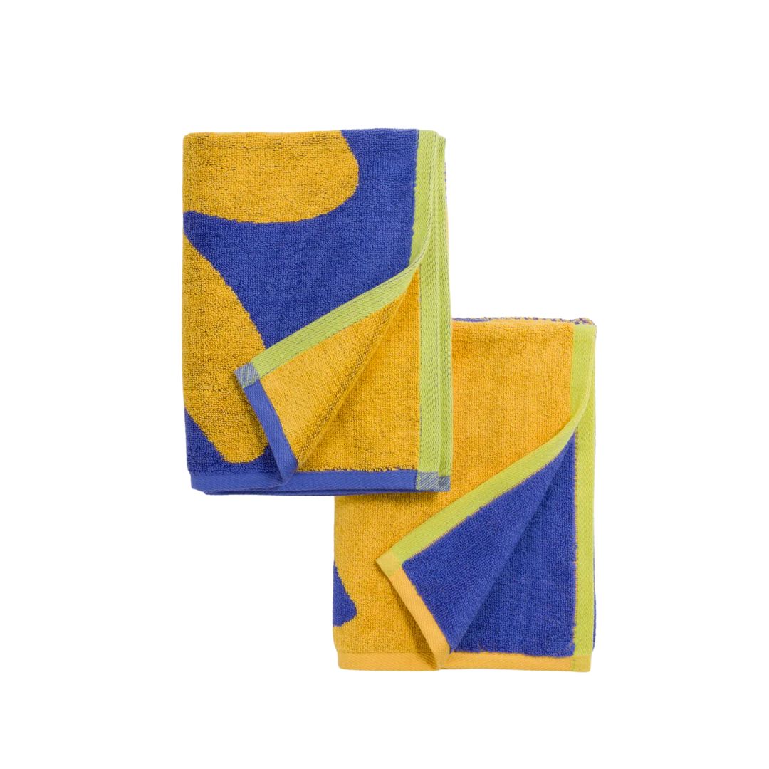 Organic Cotton Hand Towels - Wild Sunflower