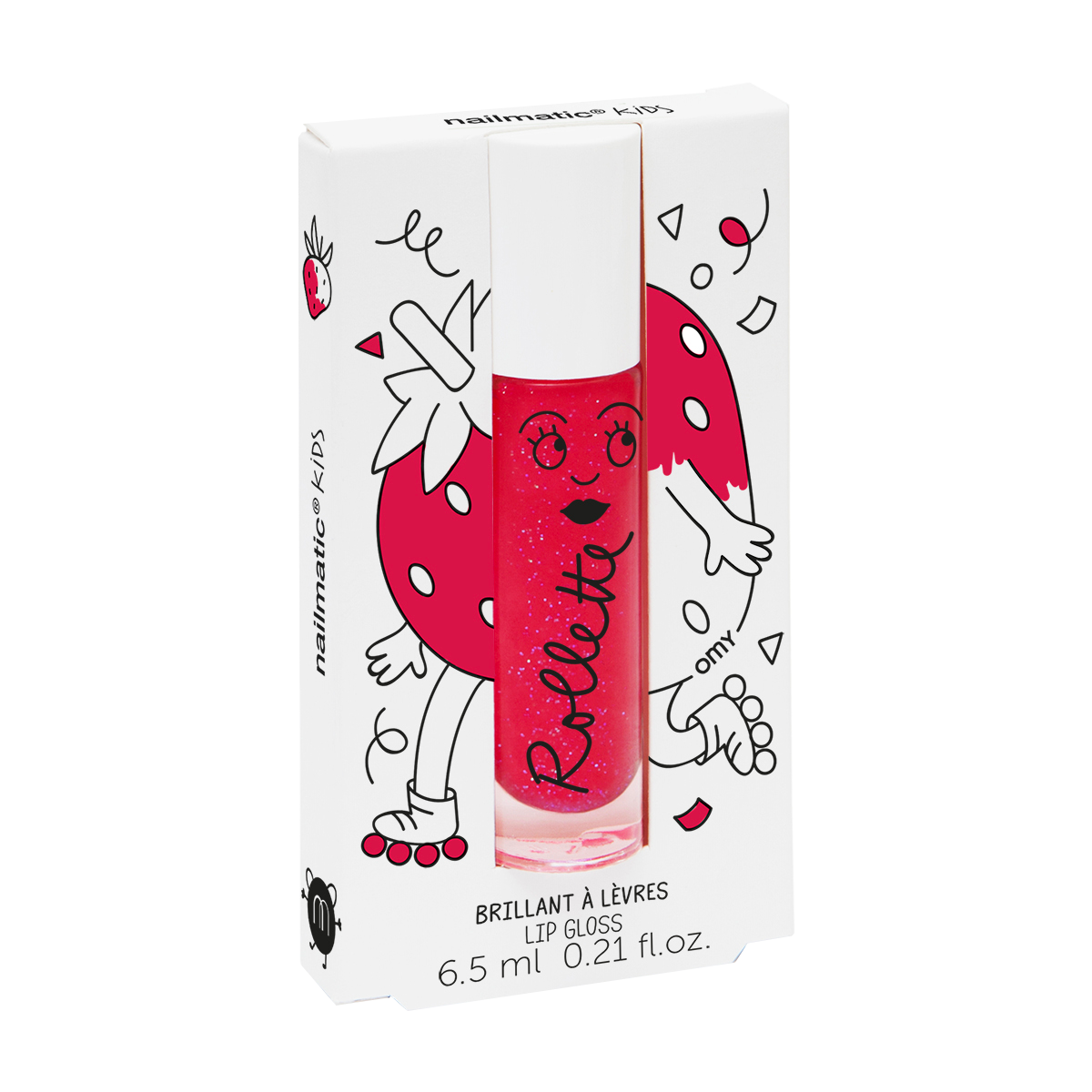 Rollette Lip Gloss - Strawberry