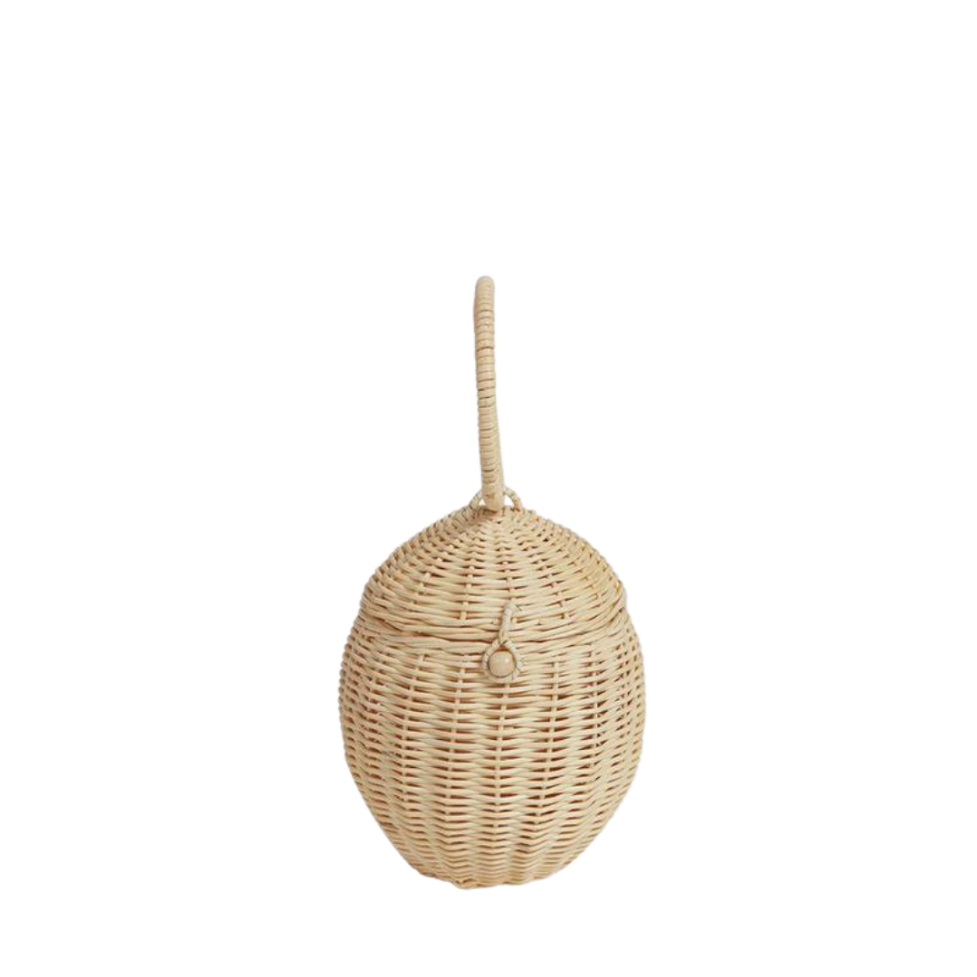 Rattan Egg Basket