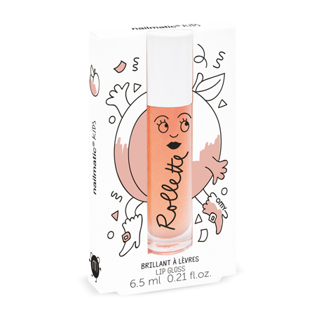 Rollette Lip Gloss - Peach