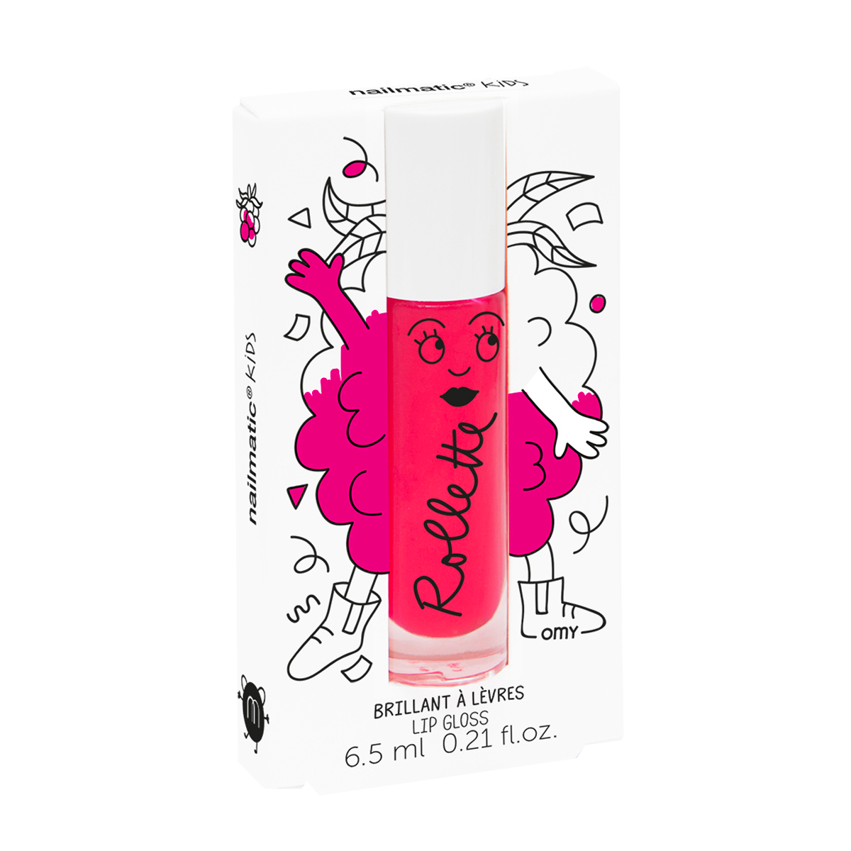 Rollette Lip Gloss - Raspberry