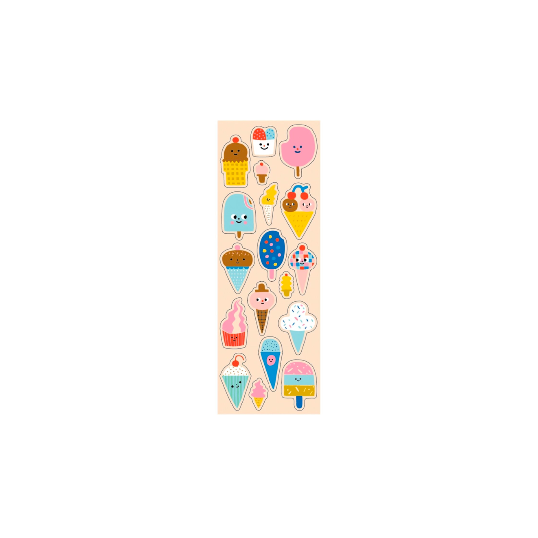 Stickiville Stickers X Suzy: Ice Cream - Skinny