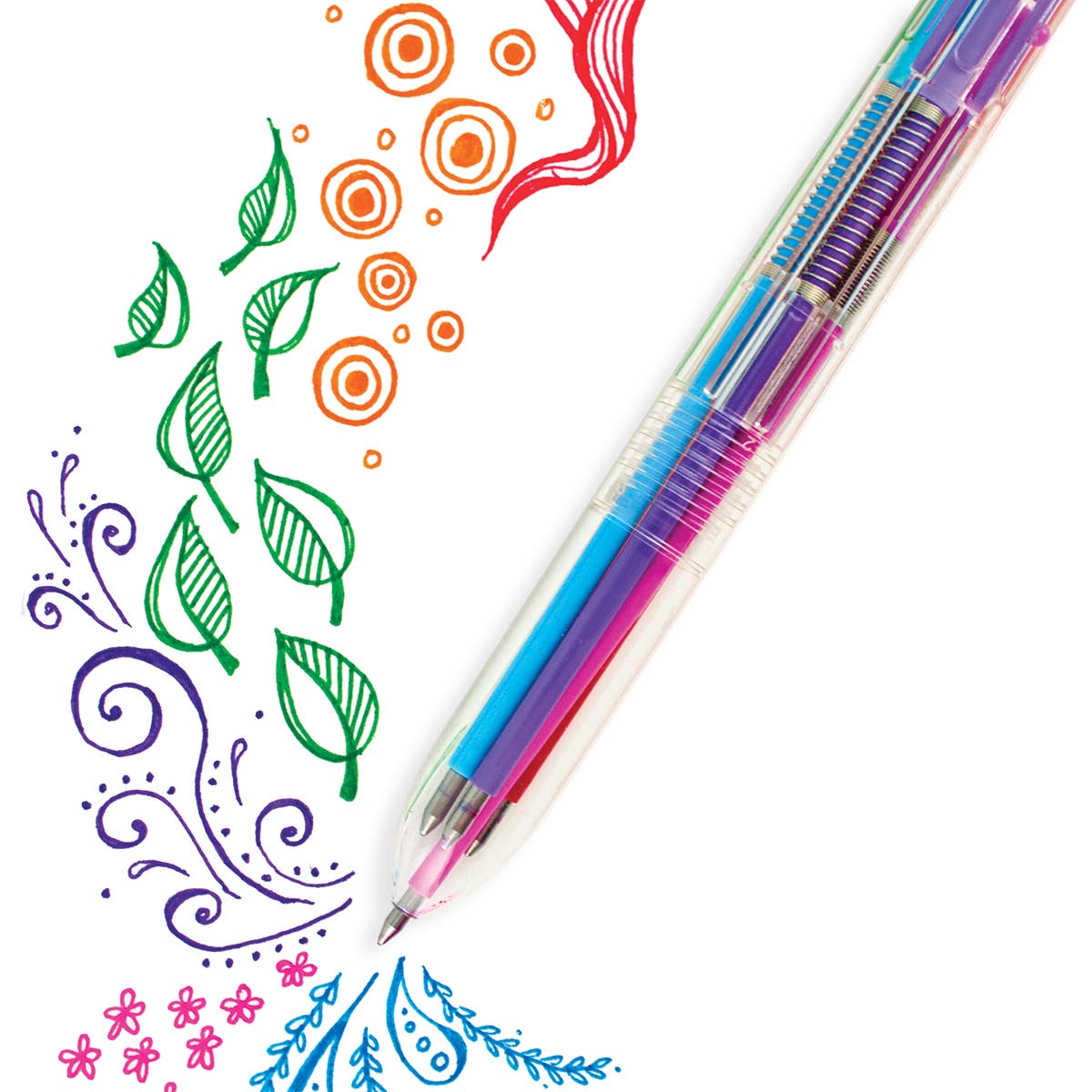 Six-Click Coloured Gel Pen