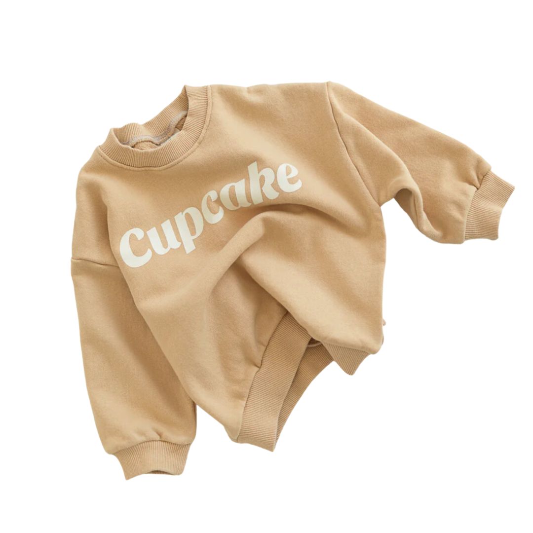 Cupcake Sweatshirt - Creamsicle