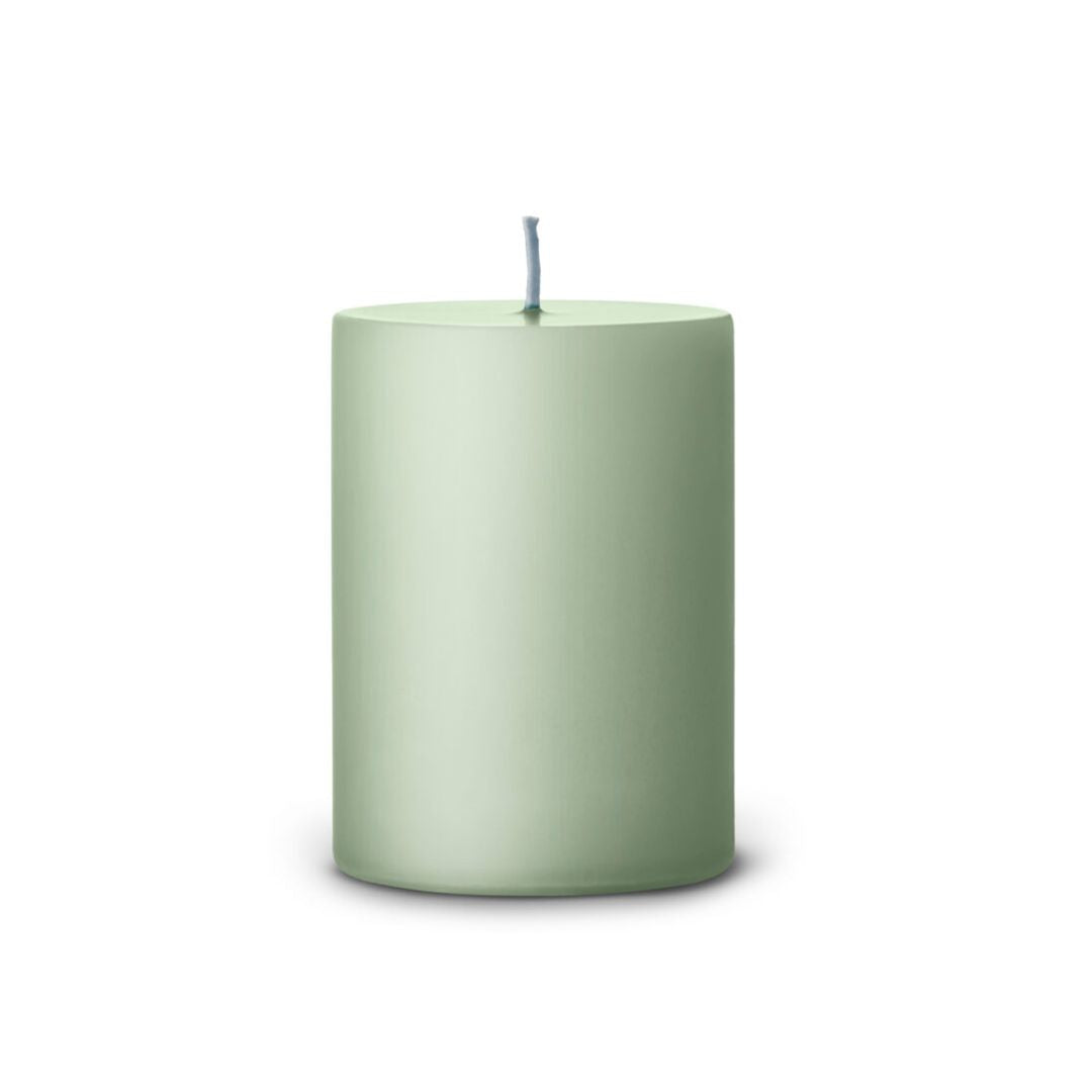 Danish Pillar Candle 7cm x 10cm - Mint Green