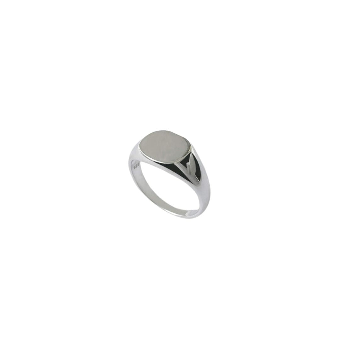Eden Signet Ring - Sterling Silver