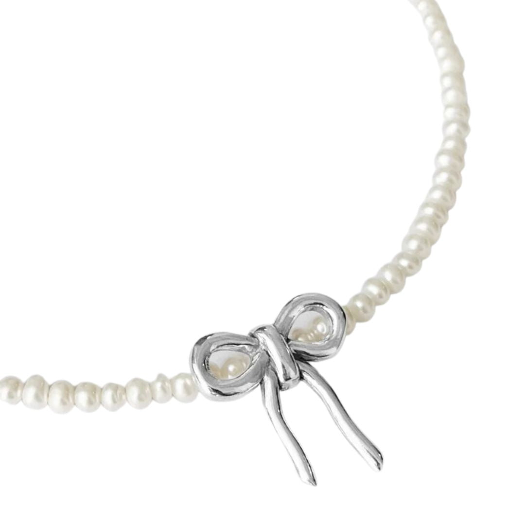Maisie Pearl Necklace - Sterling Silver