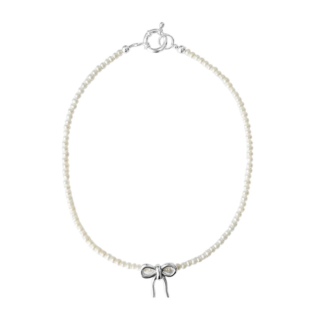 Maisie Pearl Necklace - Sterling Silver