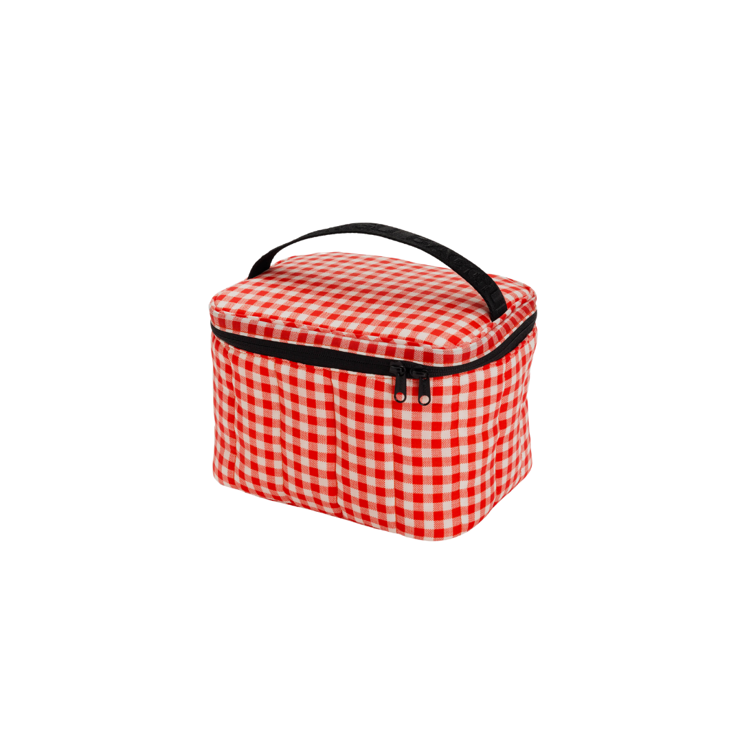 Puffy Lunch Bag - Red Gingham