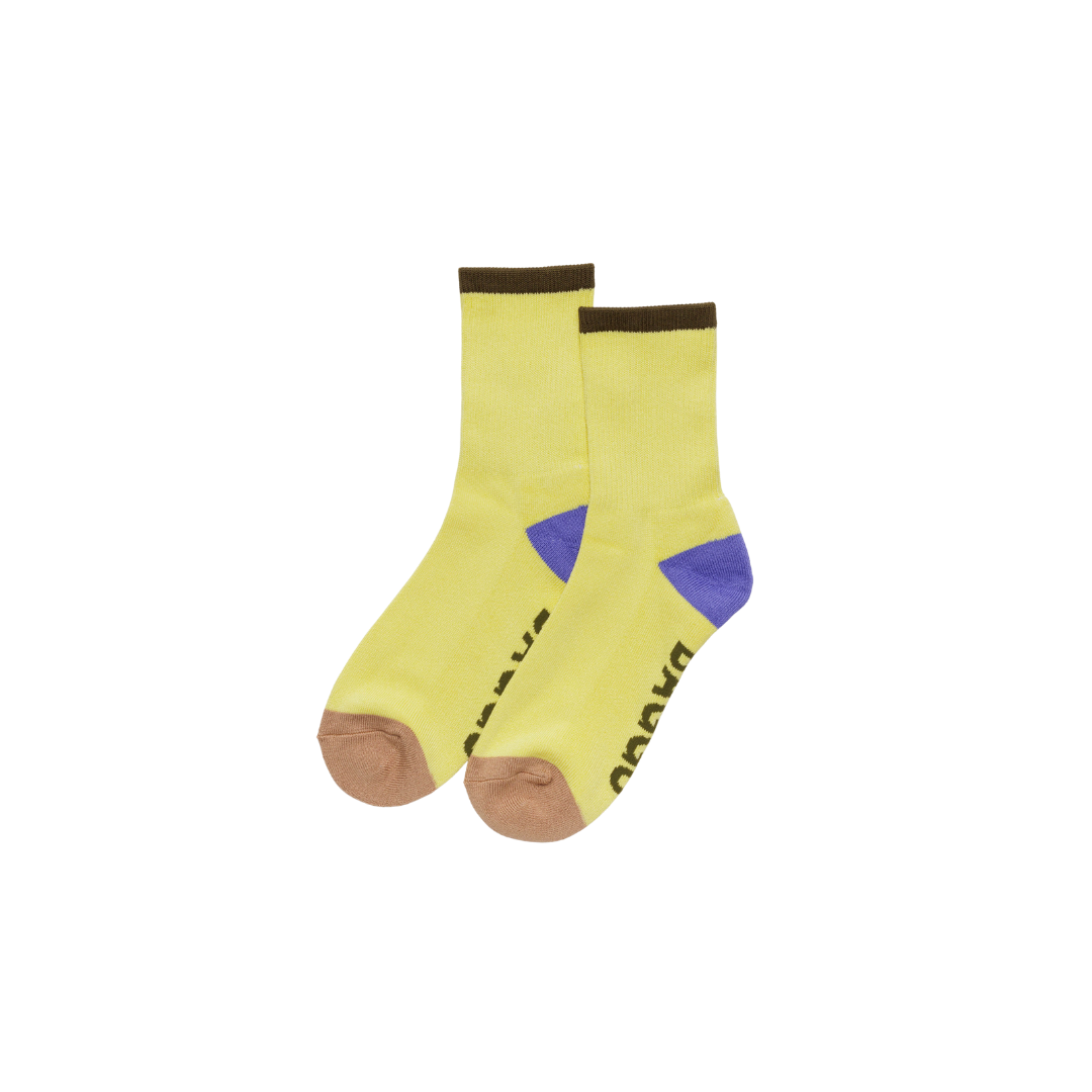 Ribbed Sock - Lemon Curd Small