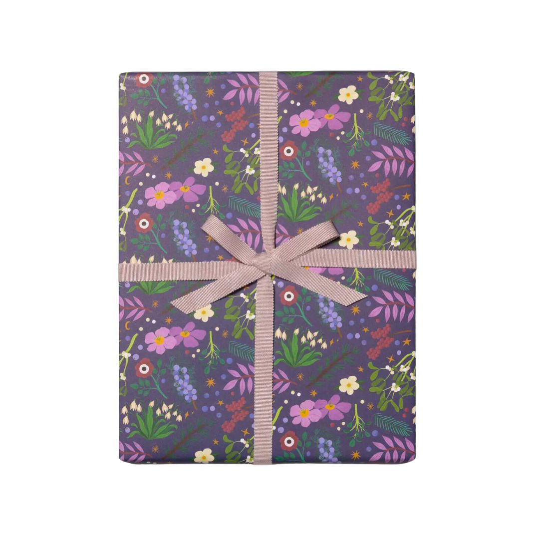 Winter Botanicals Holiday Wrapping Roll