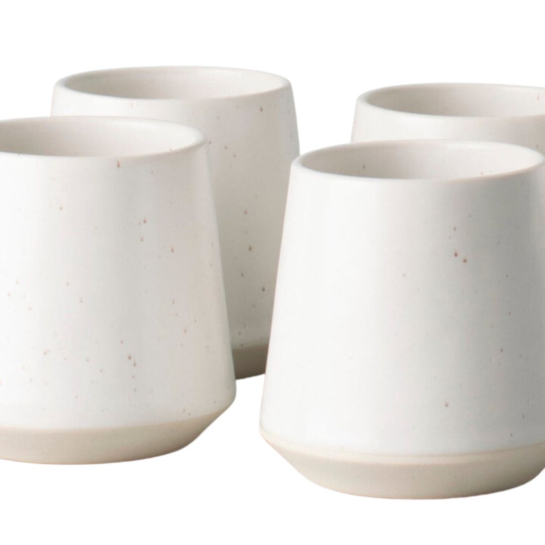 The Cups (Set of 4) - Speckled White