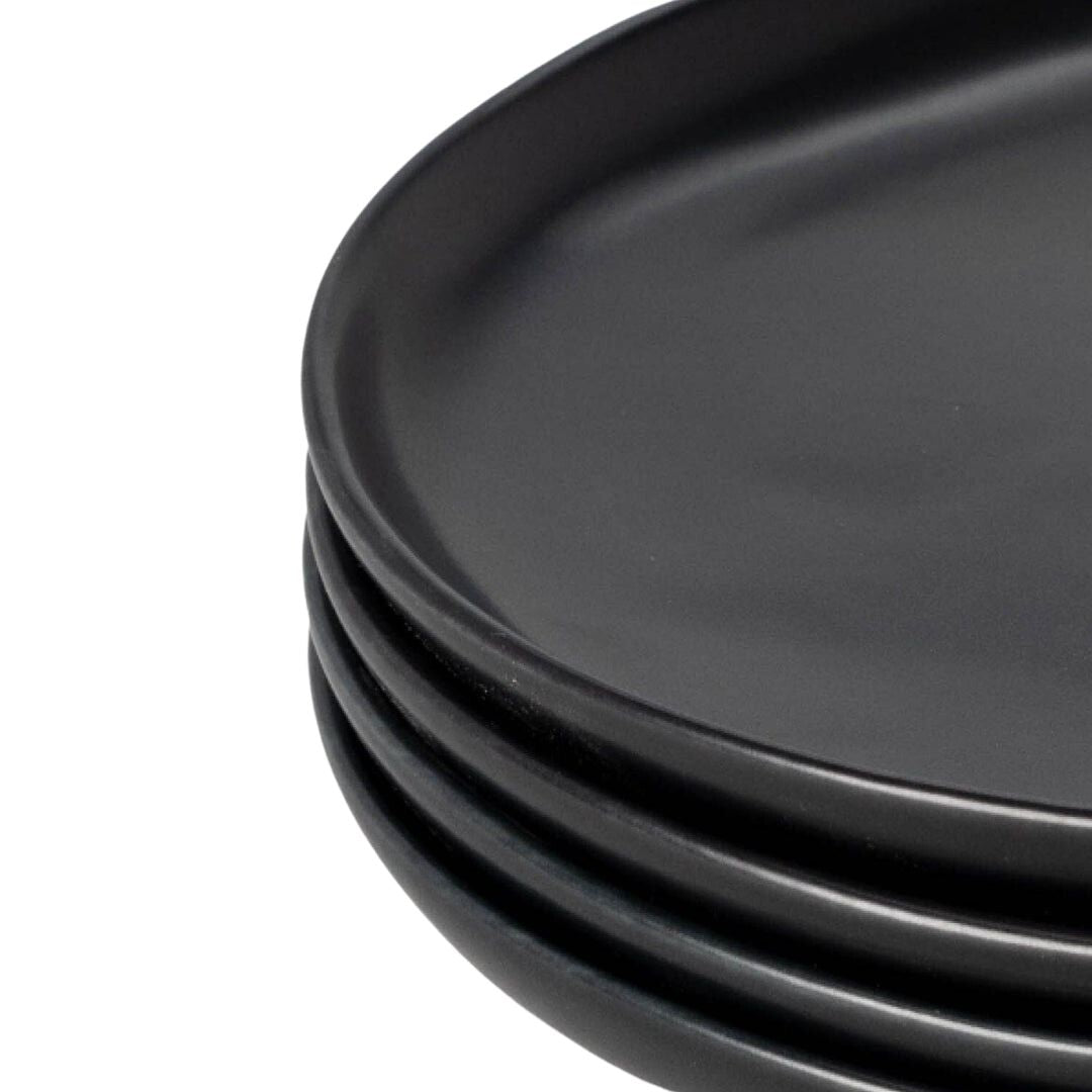 The Dinner Plates (Set of 4) - Ash Black (Limited Edition)