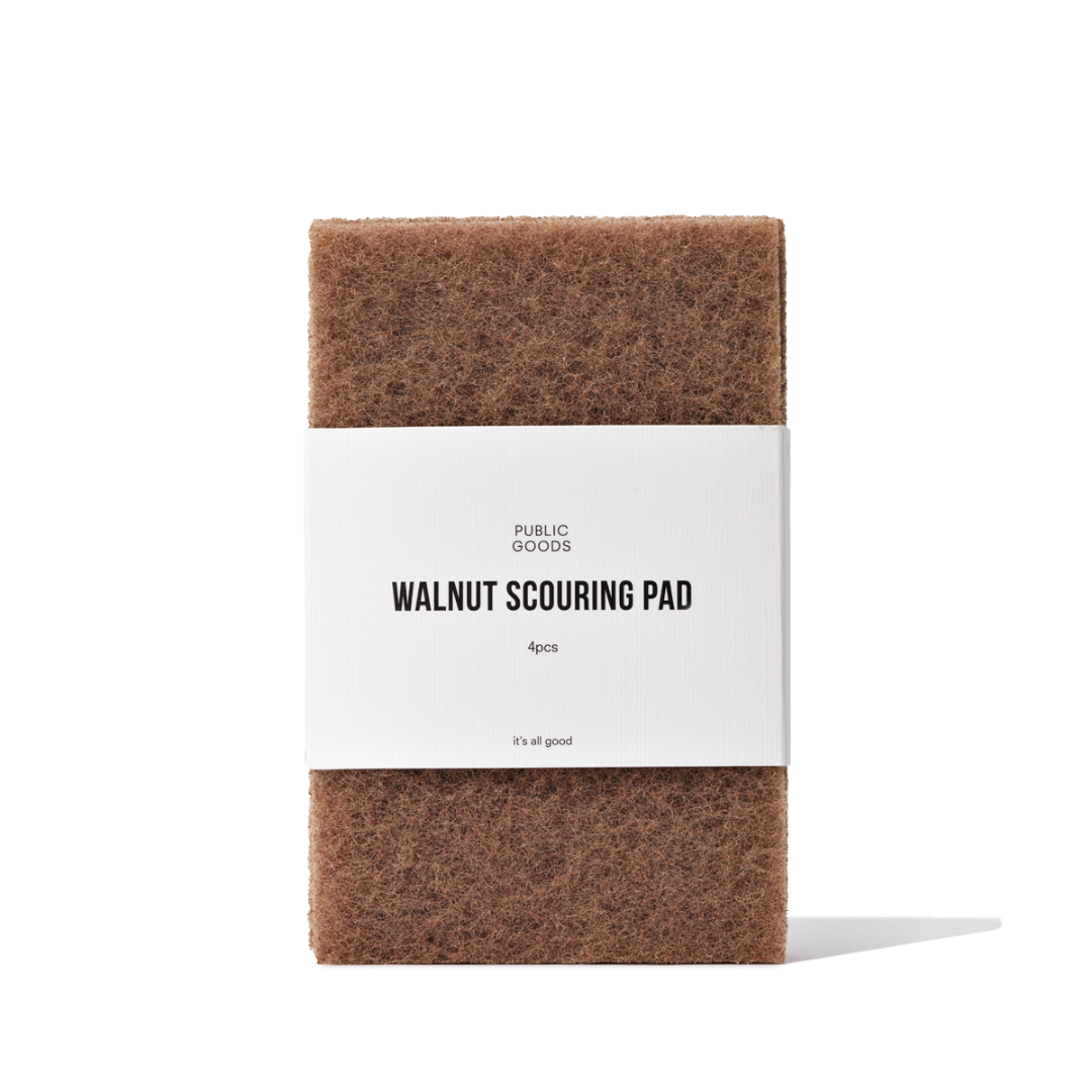 Walnut Scrubber Sponge - 4 pcs