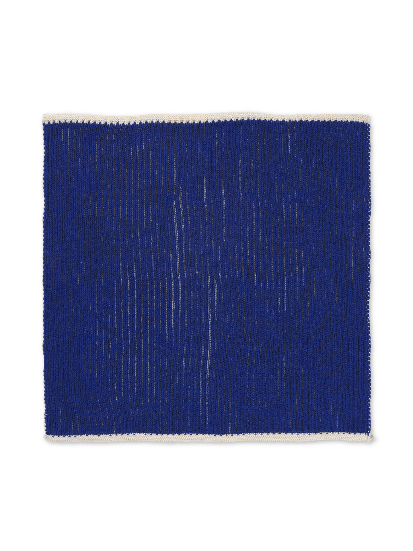 Twofold Knit Cloth (Set of 2) - Bright Blue/Off White