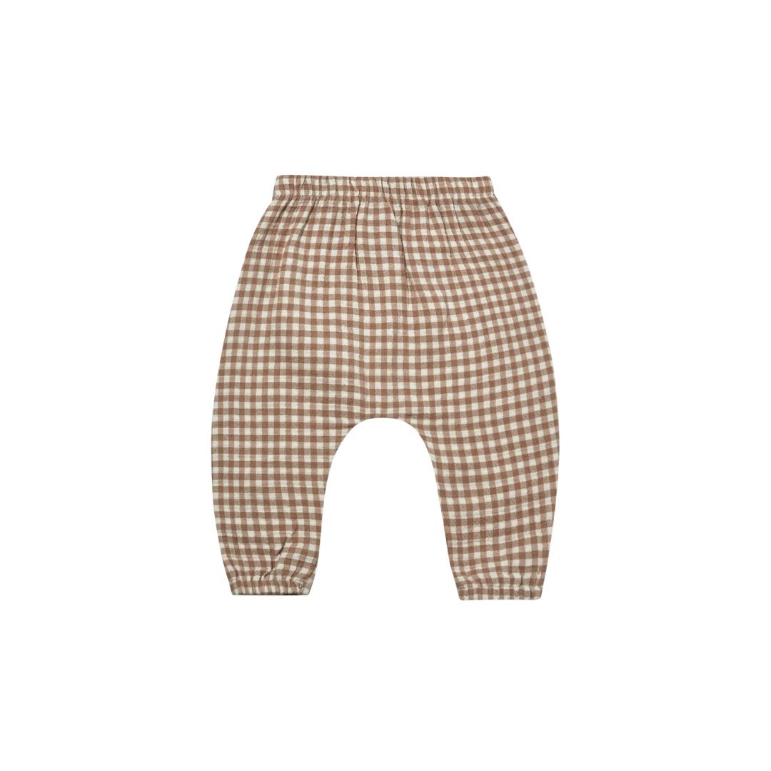 Woven Pant - Cocoa Gingham