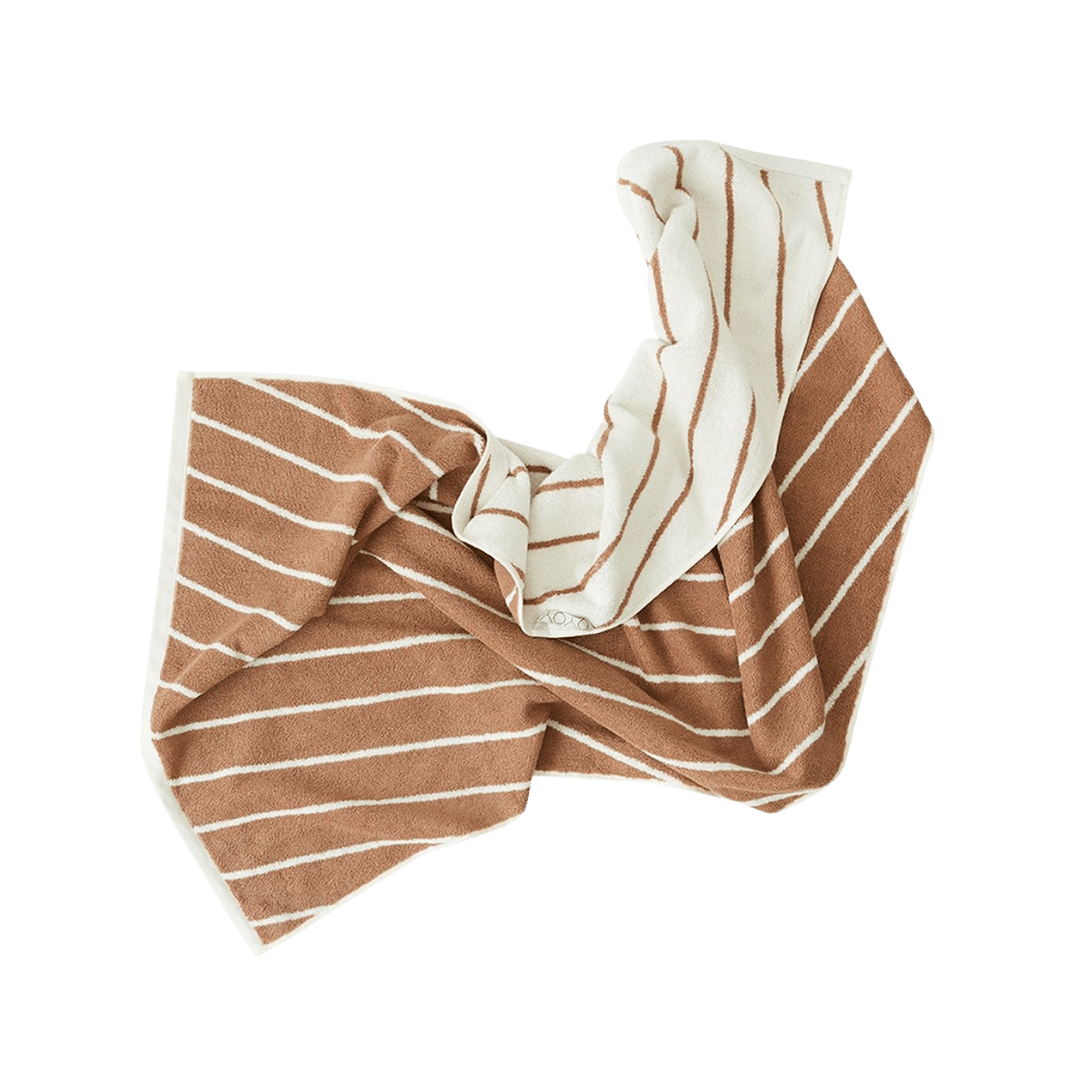 Raita Organic Cotton Towel Cloud/Caramel - Medium