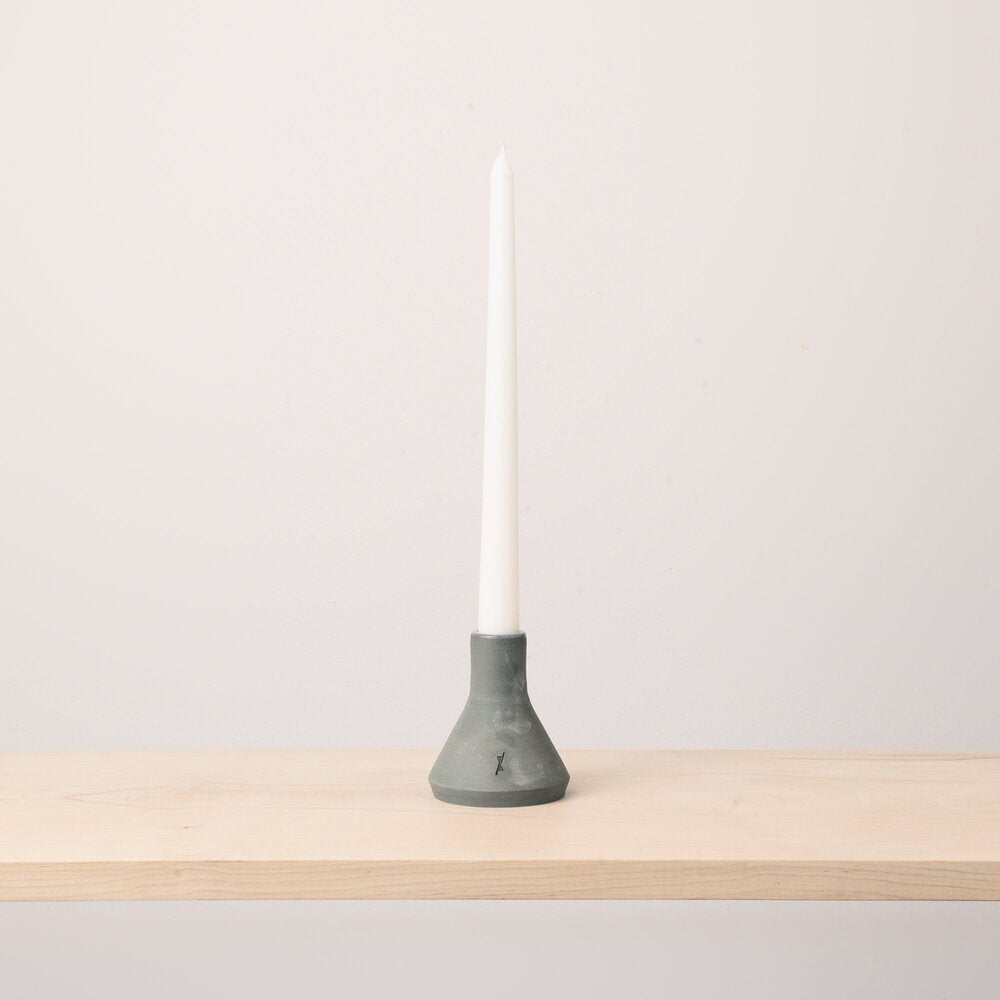 Ceramic Candle holder - L'Insolence (Dark Green)