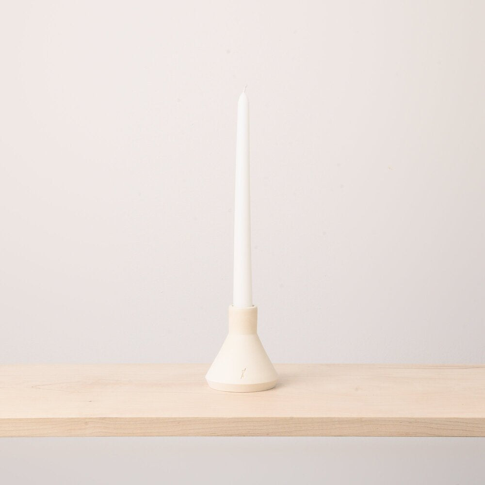Ceramic Candle holder - L'Impure (Ivory)