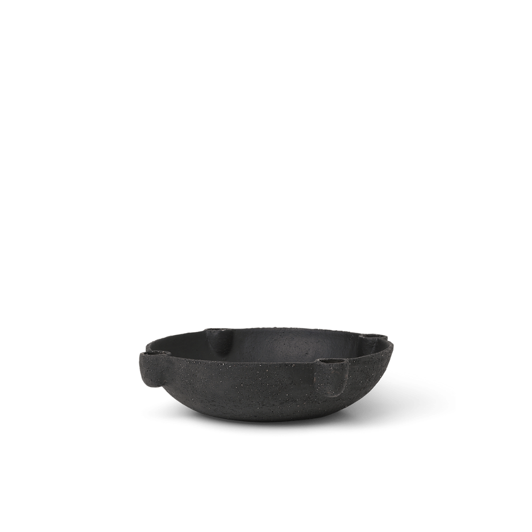 Bowl Candle Holder - Dark Grey